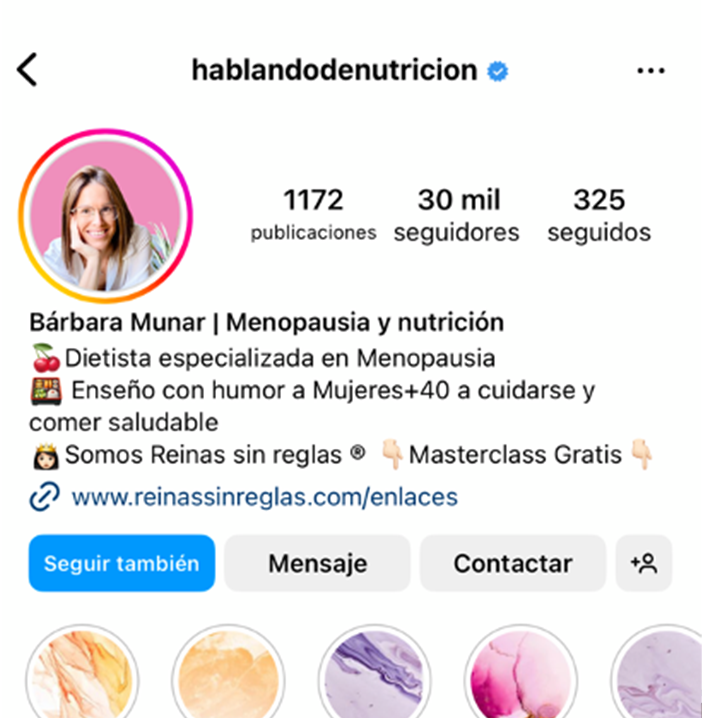 cuenta de usuario antes