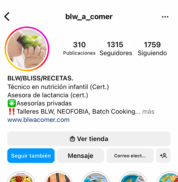 cuenta de usuario antes